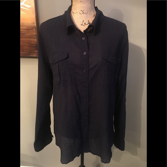 Talbots Tops - Talbots Navy Top
